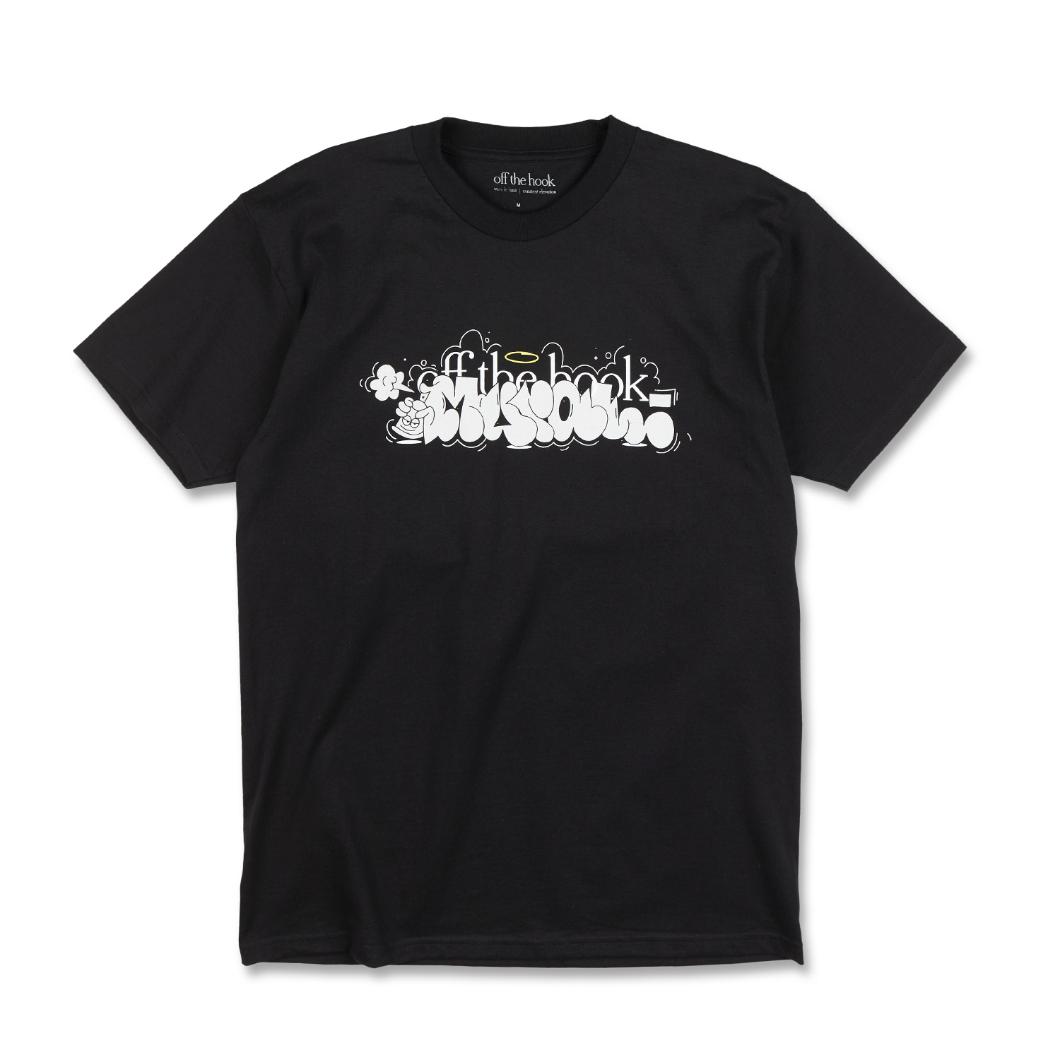 MURAL x Off The Hook Graffiti T-Shirt - Black