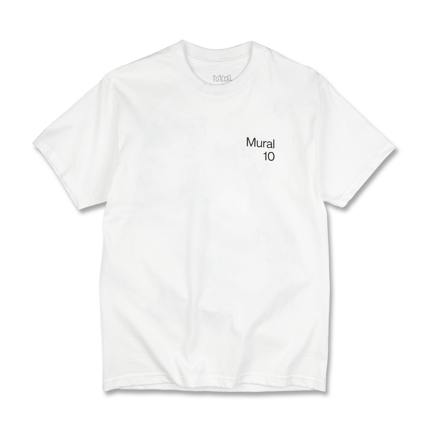 MURAL 10th Anniversary Wavy 10 T-Shirt - White