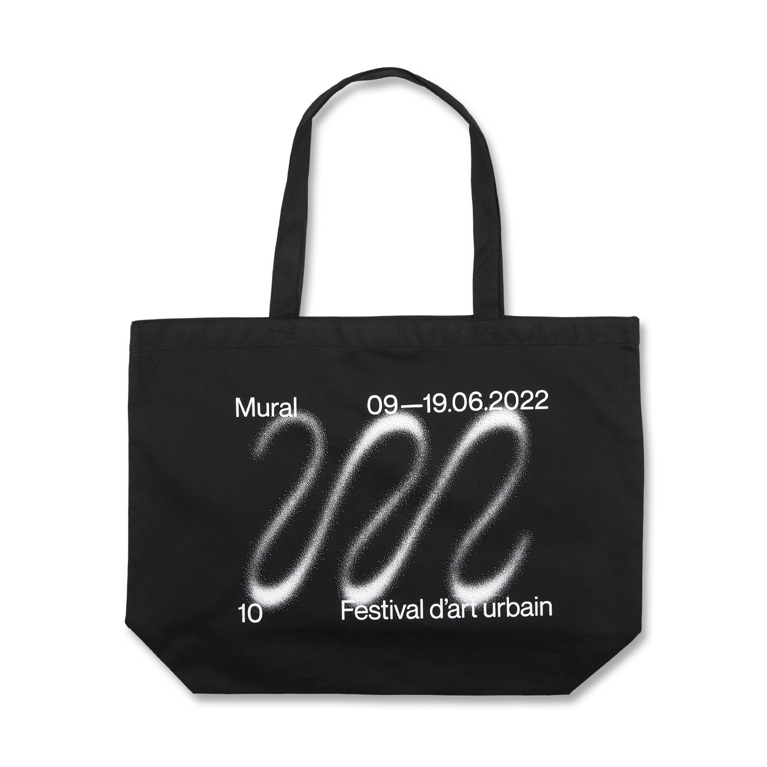 MURAL 10th Anniversary M X-Large Tote Bag - Black